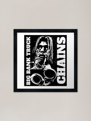 CHAINS RAP Gerahmter Kunstdruck Gerahmtes Wandbild Poster Leinwanddruck Bild