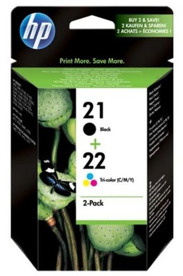 Genuine HP 21+22 Kombipack Originale Tintenpatrone