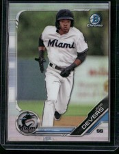 2019 Bowman Draft #BDC-154 Jose Devers Chrome Refractor