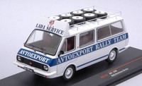 Ixo Model Raf 2203 Lativa Rally Service Assistance With Roof Rack And Wheels 1:4