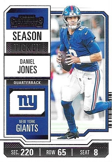 2023 Panini Contenders - Season Ticket Daniel Jones #75 Retail