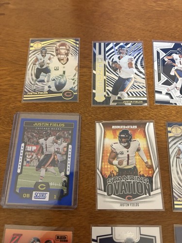 Justin Fields Lot โ 17 Cards - Parallels, Inserts And Numbered Card /100 ๐ฅ - Picture 2 of 6