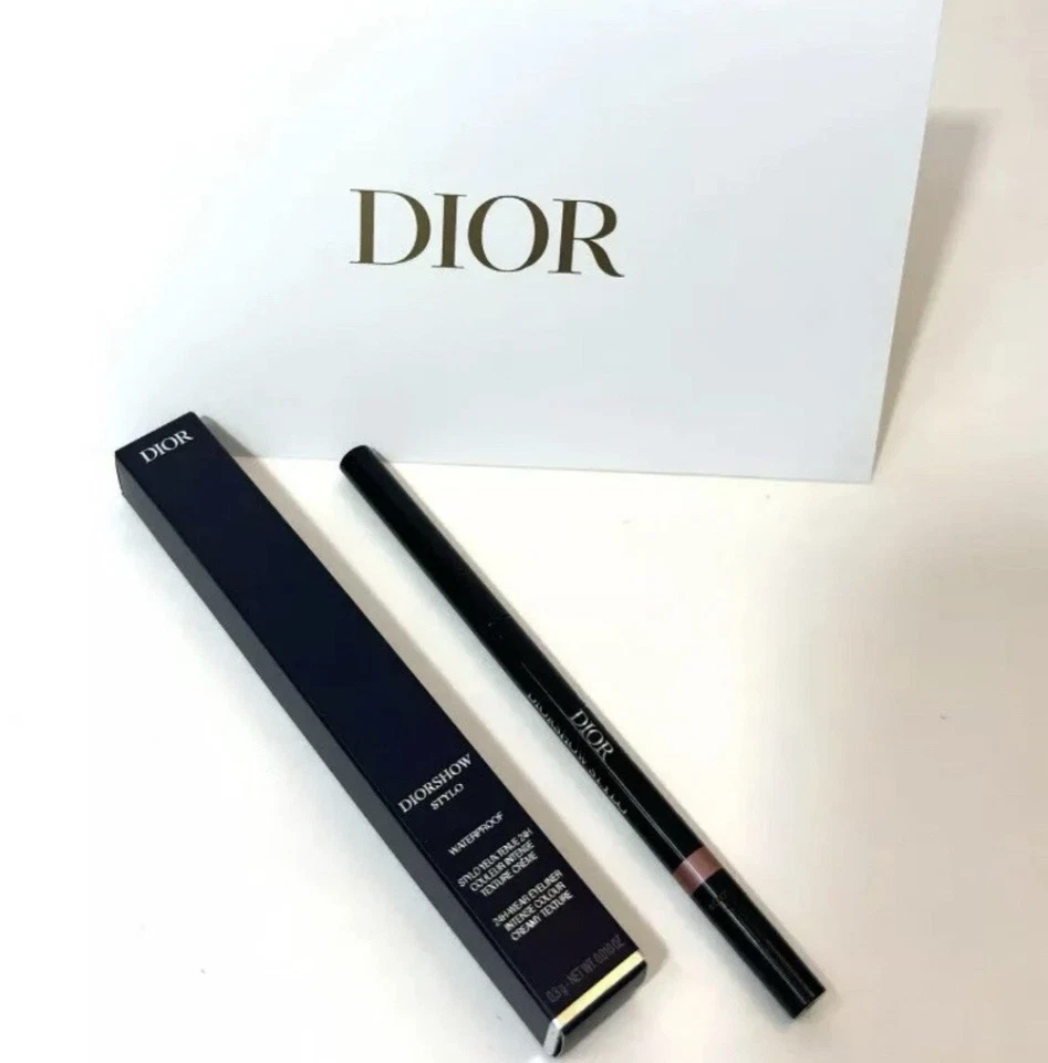 Dior Diorshow Stylo Waterproof 24H Wear Eyeliner 646 Pearly Coral+ Dior Pouch - Image 2 of 4