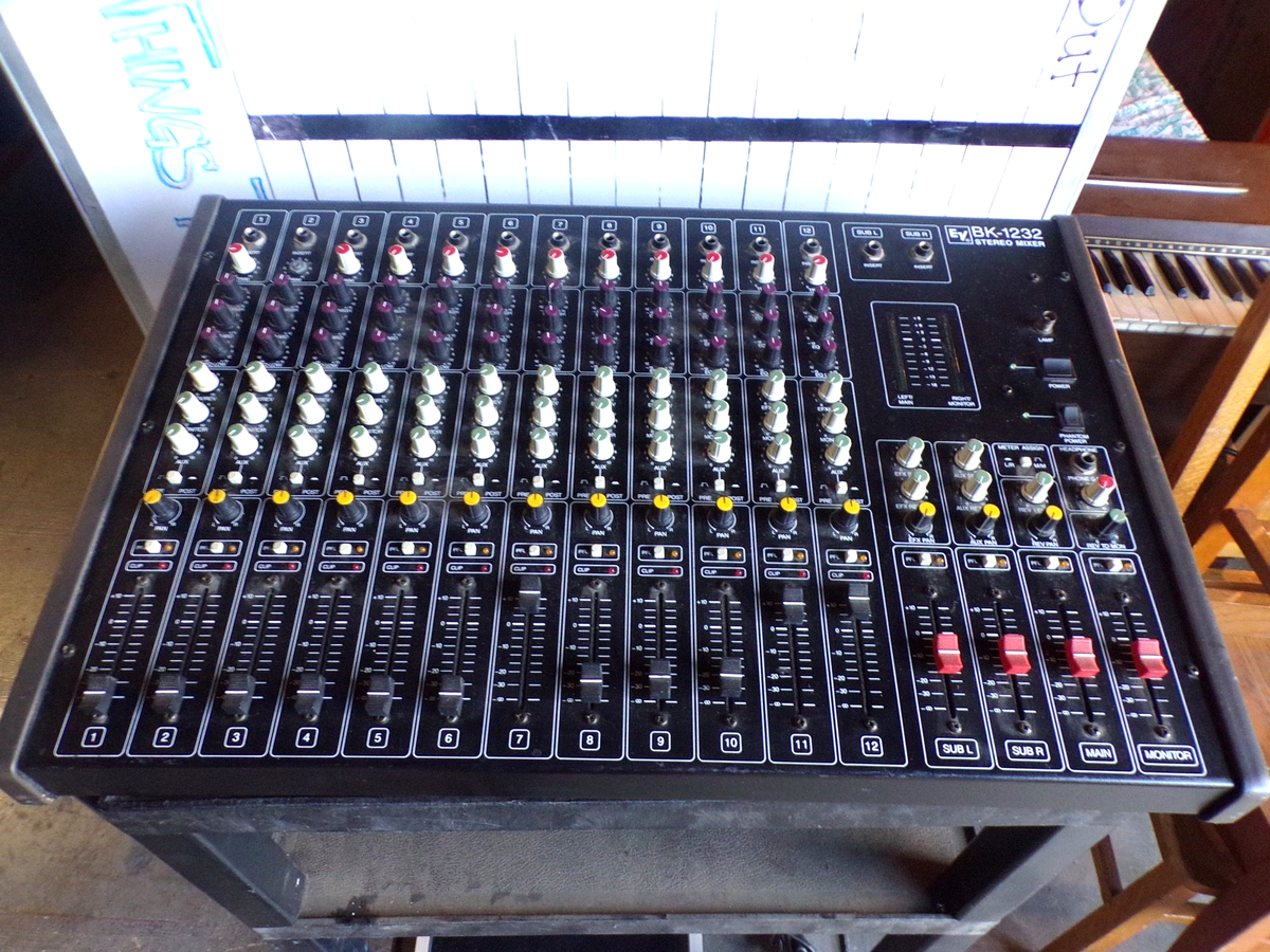 ElectroVoice BK-1232 Professional 12 Channel Stereo Mixer | eBay
