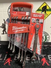 Milwaukee SAE Ratcheting Combination Wrench  Set 48-22-9406