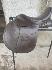 Cameo Core Performance Leather Jump Saddle 16" Brown Adjustable Gullet