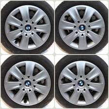 BMW 3er E90 E91 E92 E93 Stahl-Felgen + Radkappen Reifen 205/55 R16