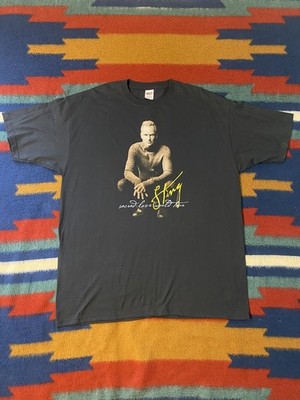 2004 Sting Sacred Love World Tour Rock Music Musician Shirt XXL  BLACK