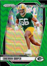 2024 Panini Prizm #331 Edgerrin Cooper Green Rookie Card RC Green Bay Packers