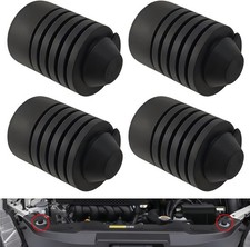 4 Pack Hood Stop Bumpers rubber Compatible with Cushion Stoppers Damping Rubber