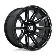 22x10 Xd Xd847 Outbreak Gloss Black Milled Wheel 5x5 -18mm