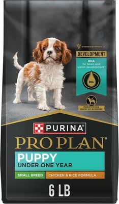 High Protein Small Breed Puppy Food DHA Chicken & Rice Formula 6 lb. Bag