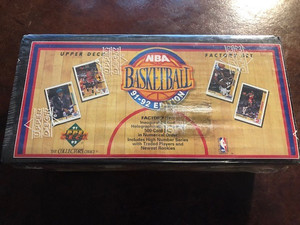 1991-92 Upper Deck NBA Basketball Factory Set Sealed Box