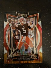 2024 Panini Select Concourse Jameis Winston #67 Black Gold Shock Prizm (31)