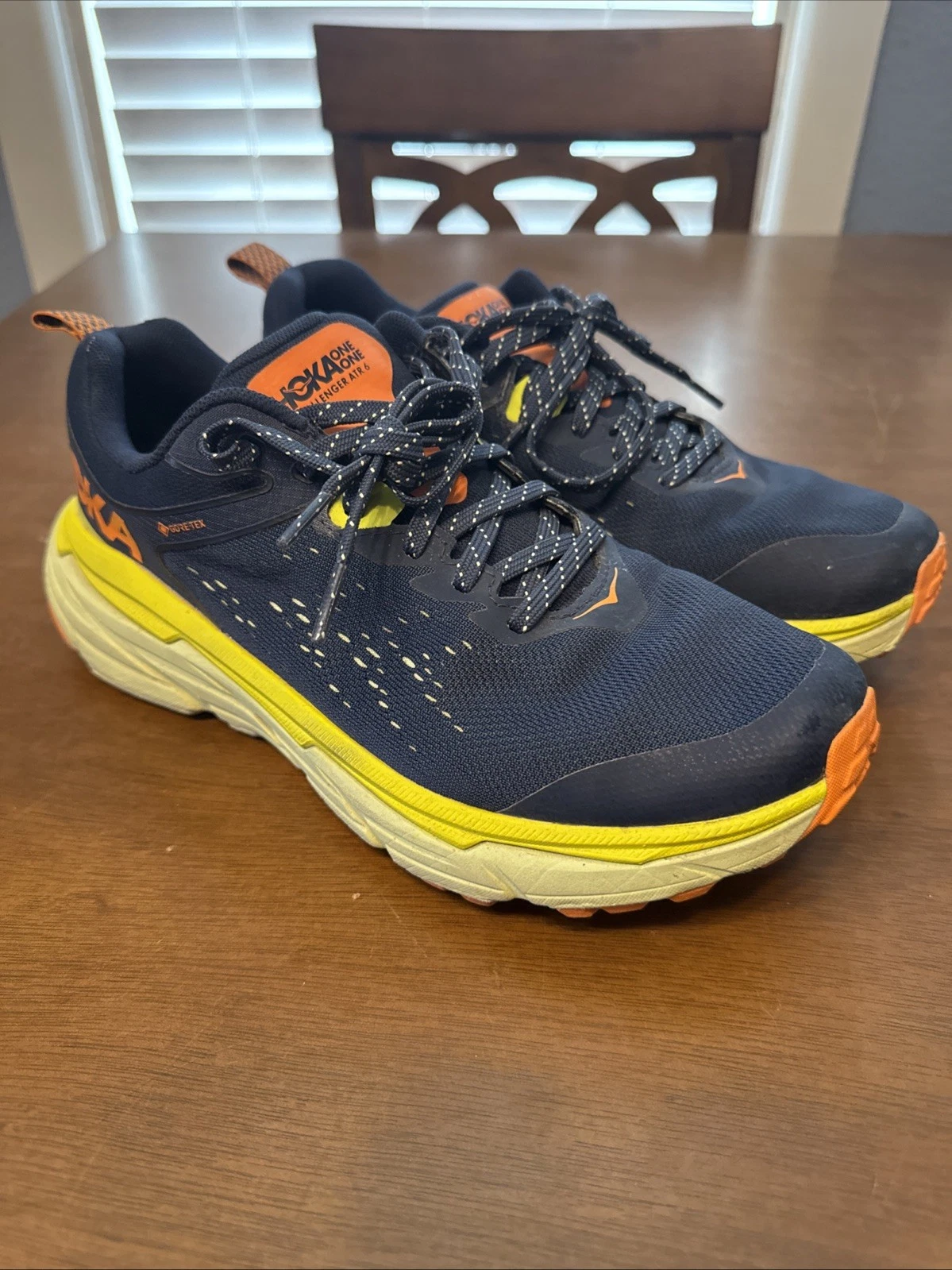 Hoka One One Challenger ATR 6 GTX 'Outer Space' Running Trail Sneakers Mens 8.5D