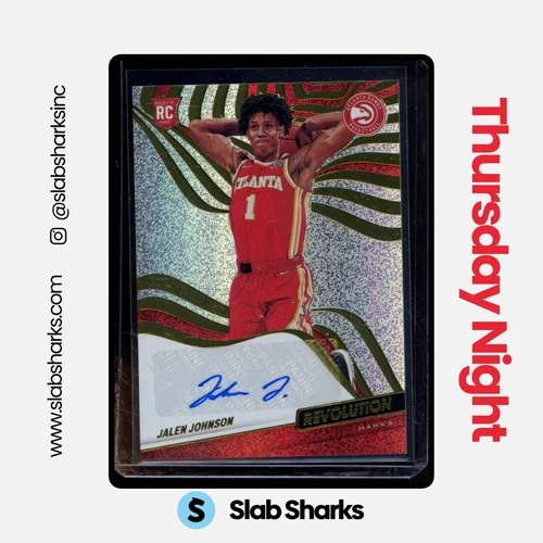 2021 PANINI REVOLUTION #RA-JJN JALEN JOHNSON AUTO RC ROOKIE