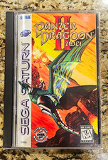 SEGA Panzer Dragoon II Zwei Sega Saturn NTSC-U/C 1996 K-A Manual Included
