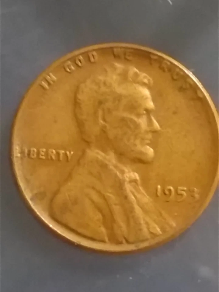 1953 Wheat Penny Double Die Obverse - Image 4 of 4