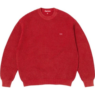 Supreme Washed Small Box Waffle Sweater 5colors 26SS | eBay