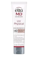 EltaMD UV Physical Tinted Sunscreen for Face, 100% Mineral Active SPF 40 Rosy 