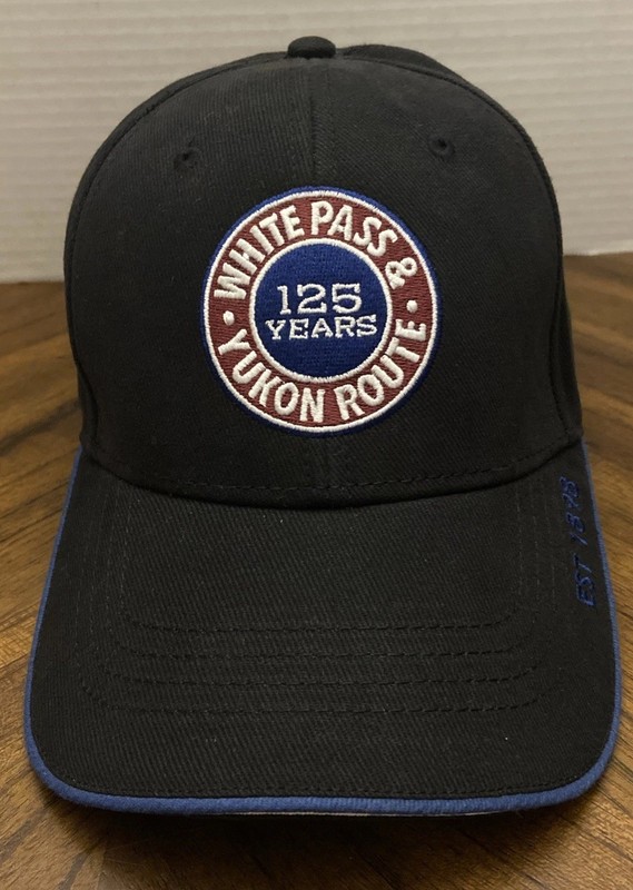 White Pass & Yukon Route Railway Hat 125 Years Railroad Skagway Alaska