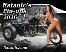 NATANIC'S Pin-ups 2026 Biker Babe calendar (Buy 1 get 1 FREE)