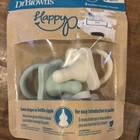 2 Sets Dr Brown's Happy Paci 0-6m 2pk + Happy Paci 3pk Silicone Pacifiers + Clip — photo 3