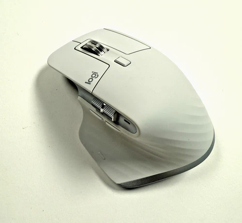 Logitech MX Master 3S Wireless Mouse - Pale Gray (No Dongle, No Charging Cable)