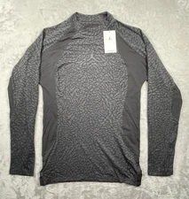 Jordan Dri-FIT ADV Shirt Mens Small Gray Long Sleeve Compression Athletic Top