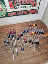 K746- Vintage Craftsman Screwdrivers and nut drivers Lot Made in USA