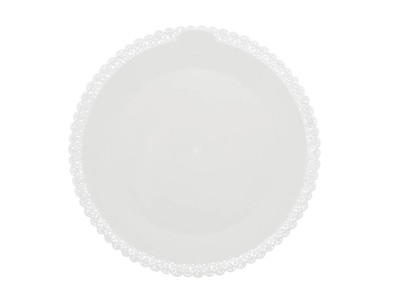 Pack of 3 Round White Trays 35 cm