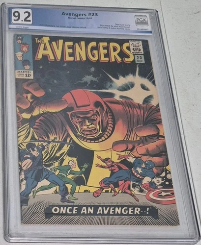 Avengers 23 1st Ravonna Renslayer! 1st Romita Marvel Work NOT CGC PGX GRADED 9.2