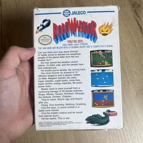 Robowarrior - Robo Warrior - NES Nintendo - Cartridge & Box (no manual)