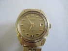 Vintage Seiko ladies automatic watch w/date gold tone SS case band run 4205-0170
