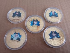 Harry Potter Coin Set   5 Beautiful Commemorative Coins.