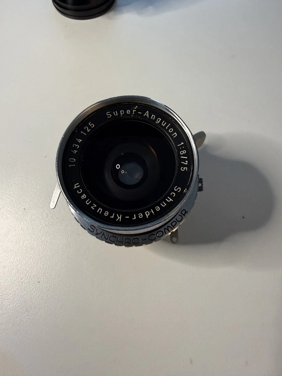 Schneider Super-Angulon 75mm Focal Camera Lenses for sale | eBay