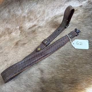 Leather Rifle Sling With Swivels