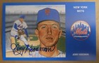 Jerry Koosman Signed Autograph 1969 New York Mets Susan Rini Postcard — photo 2