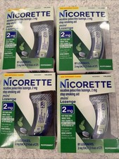nicorette mini lozenges 2mg 81 Lot Of 3 Boxes Total 243 Lozenges Peppermint Flav