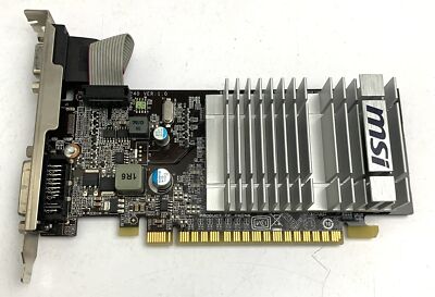 Msi Nvidia GeForce 8400GS 512MB DDR3 PCIe x16 Grafikkarte/GPU N8400GS-D512D3H/LP
