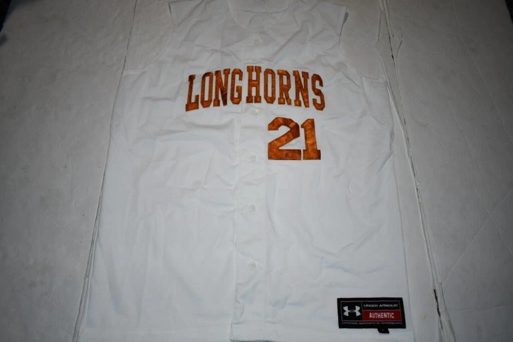 authentic texas longhorns baseball jersey