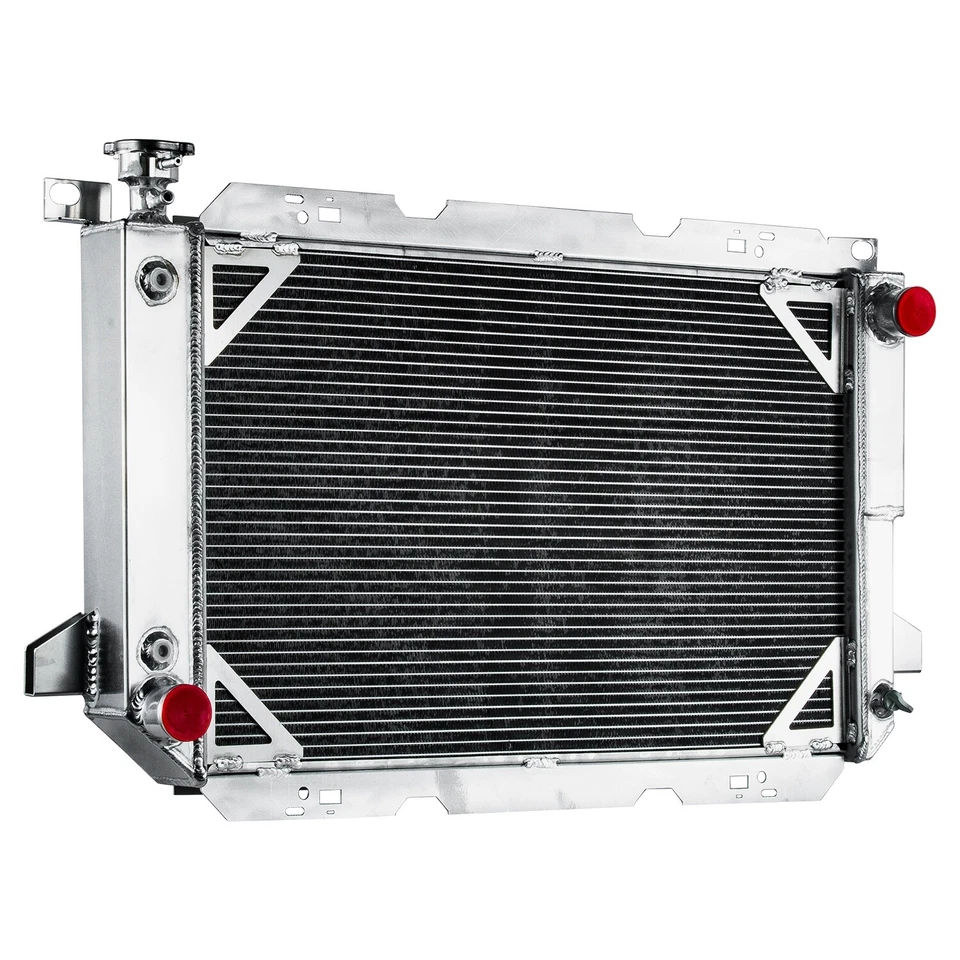 3 Row Aluminum Radiator For 85-1997 96 Ford Bronco F150 F250 F350 5.0L 5.8L 7.5L - Изображение 3 из 4