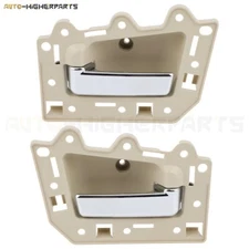 For 2005-2010 Jeep Grand Cherokee Beige 2 pcs Front side Interior Door Handles