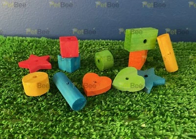 Sharples Bag 'O' Chews Small Animal Pine Wooden Shapes for Chewing Gnawing Teeth