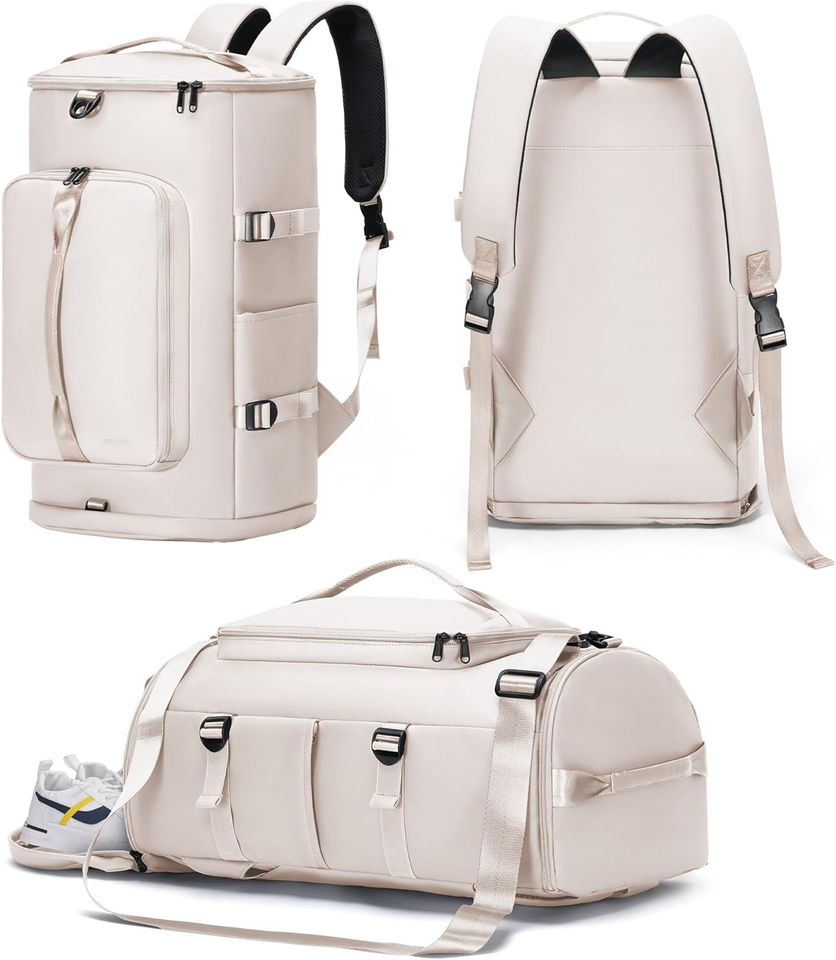 Gym Bag for Women and Men Sports Duffle Bag Travel Backpack Weekender