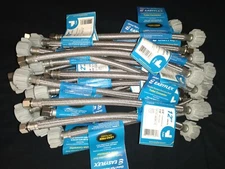 25 PACK Toilet Supply Line Stainless Braided 3/8" Compression x Ballcock x 12"