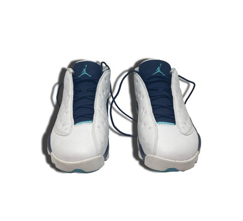 Pre-Owned Authentic Air Jordan 13 Retro Low "Hornets" Men Size 13 1/2 - Picture 2 of 6