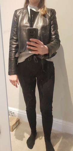 diane von furstenberg leather jacket | eBay
