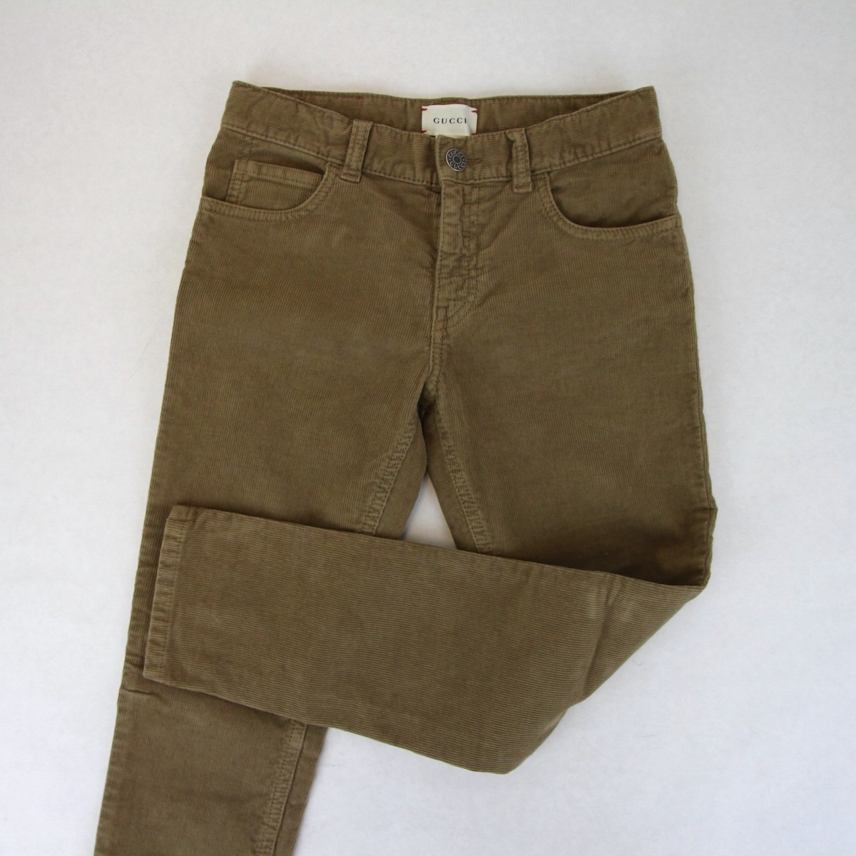パンツ GUCCI CORDUROY TROUSERS GUCCI - Pleated Cotton-Corduroy Trousers - Brown Gucci