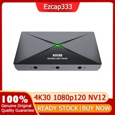 4K HDMI Video Capture Card USB 3.0 Game Recording Box PC Live Streaming Mic In